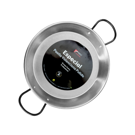 30cm Heavy Duty Polished Steel Paella Pan